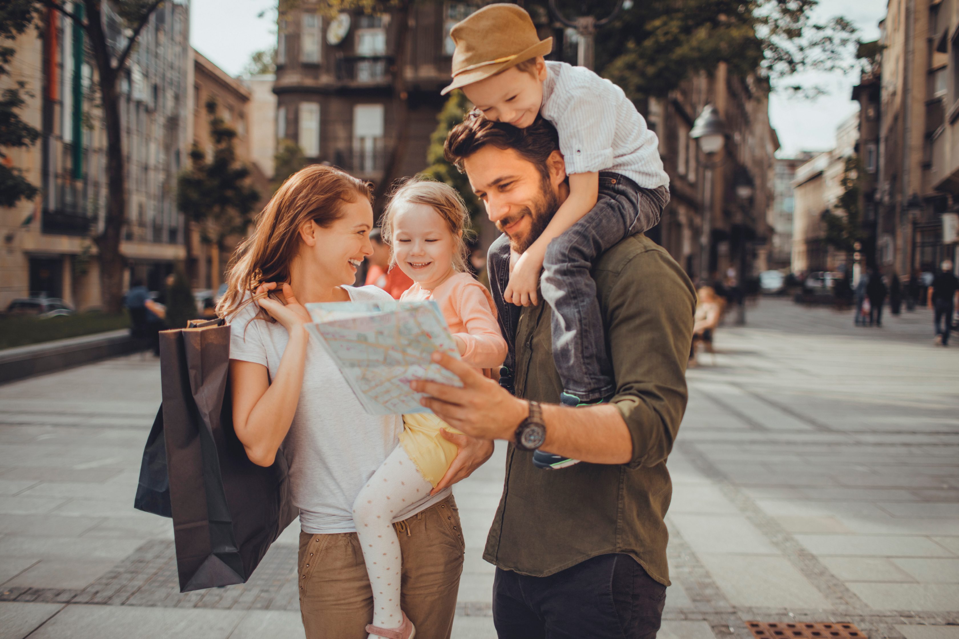 family on the trip